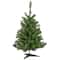 3ft. Pre-Lit Canadian Pine Medium Artificial Christmas Tree, Multicolor Lights